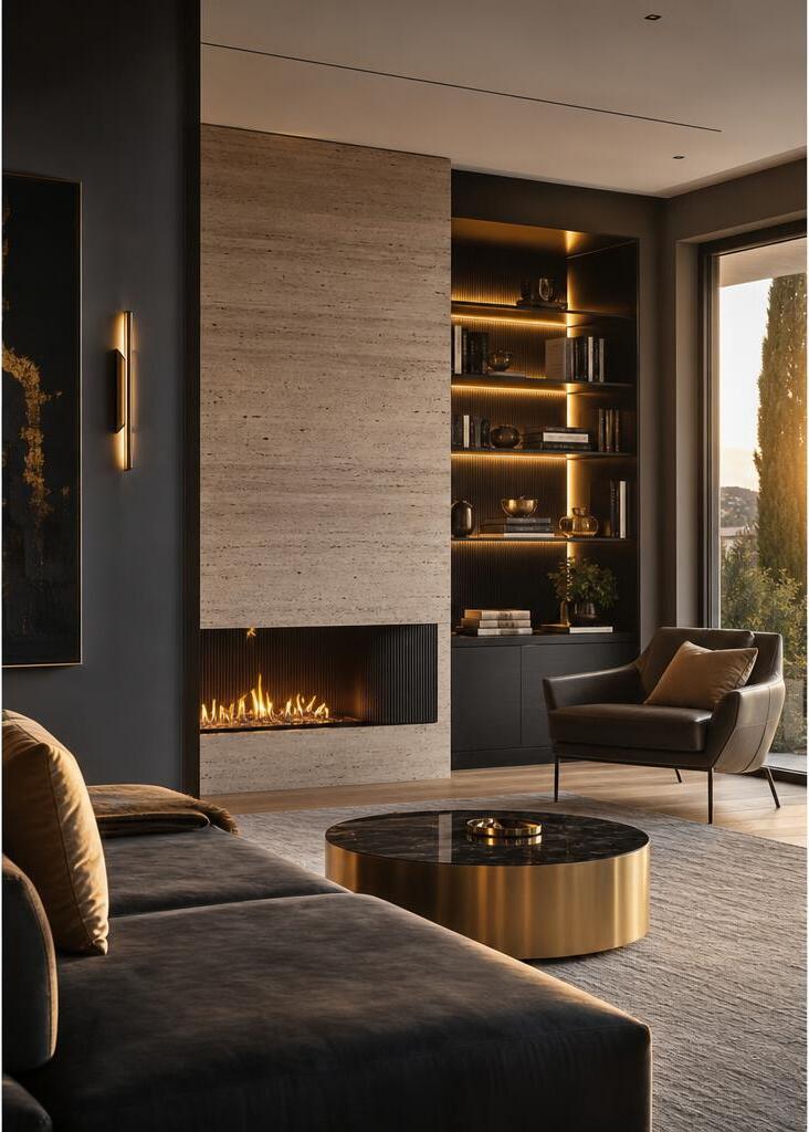 Interno moderno completamente ristrutturato